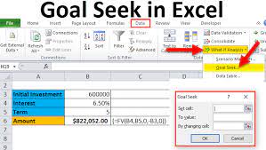 How To Use Goal Seek In Excel Real