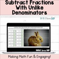Subtract Fractions Unlike Denominators