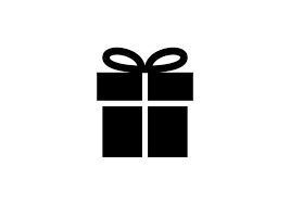 Simple Present Box Vector Icon Gift