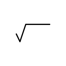 Square Root Icon Set Math Root Number