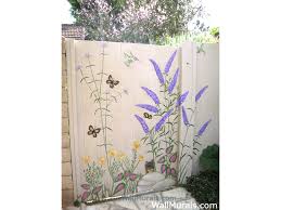 Garden Mural Outdoor Wall Art