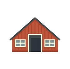 Sweden Wood House Vector Icon