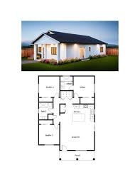 Bath 1200sf Floor Plan Adu Cottage