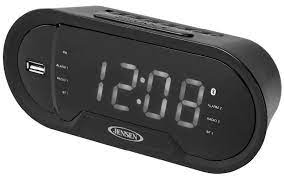 Jensen Dual Alarm Clock Radio Jcr 298