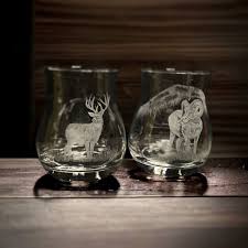 Canadian Whiskey Glasses Bighorn Sheep