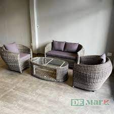 Sofa Ngoài Trời Nhựa Giả Mây Mt1a20 Màu