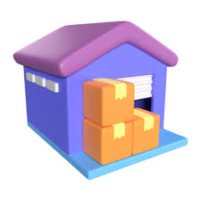Warehouse 3d Ilration Icon 25268215 Png