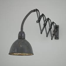 Czech Machinists Scissor Lamp Wall