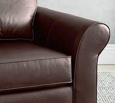 Pb Comfort Roll Arm Leather Chair