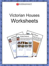 Victorian Houses Worksheets Facts