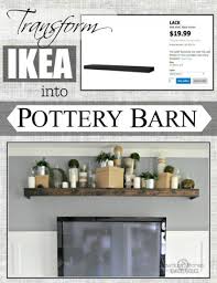 Customizing Ikea Floating Shelves