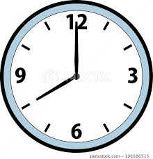 8 O Clock Hand Clock Simple Icon
