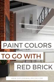 Colors That Go With Red Brick Fireplace