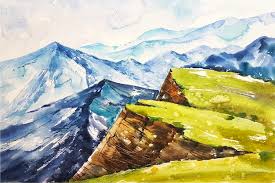 Mountain Painting Images Free