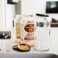 Clean And Reuse Glass Jars
