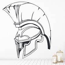 Spartan Army Helmet Roman Soldier Wall