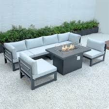 Sectional And Fire Pit Table