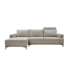 Suede Rectangle Sectional Sofa