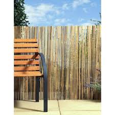 Mgp 48 In H Bamboo Slate Garden Fence