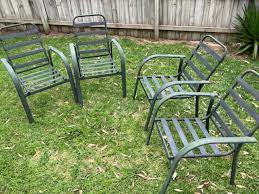 4 Aluminum Outdoor Chairs Outdoor