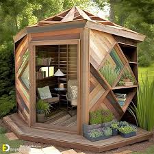 Wood Shed And Cabin Ideas For Garden