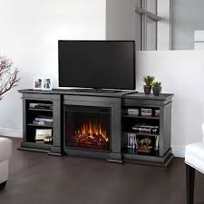 Real Flame Fresno 72 Tv Stand W Fireplace Black
