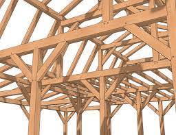 24 36 gambrel barn home plan timber