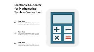 Calculator Icon Powerpoint Templates