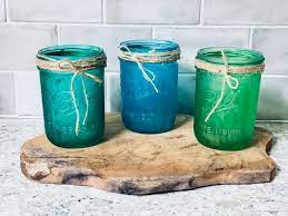 Sea Glass Mason Jars Juggling Act Mama