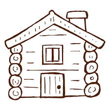 Hand Drawn Log Cabin Icon Png Svg