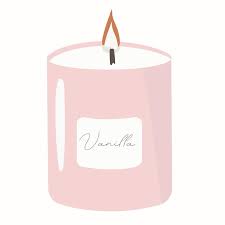 Beautiful Aesthetic Lighted Candle