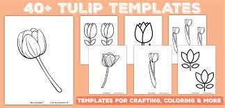 Tulip Template 40 Best Printables To