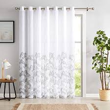 Metro Parlor Gray Window Door Curtain