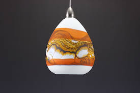 Round Strata Pendant In White Opal With