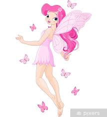 Sticker Cute Pink Fairy Pixers Co Nz