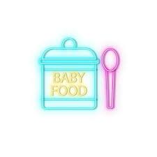 Baby Food Formula Icon Brick Wall And