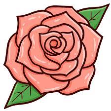 Rose Generic Hand Drawn Color Icon