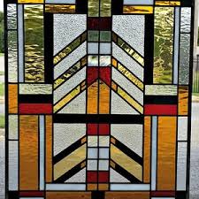 Craftsman Stained Glass Panel