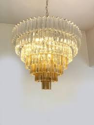 Amber Triedro Murano Glass Chandelier