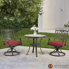 Round 2 Person 90 Long Dining Set With Cushions Mondawe