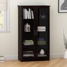 Bookshelf With Glass Doors Best Buy