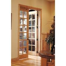 Krosswood Doors 28 In X 96 In Krosswood French Knotty Alder 12 Lite Tempered Glass Solid Left Hand Wood Single Prehung Interior Door Unfinished