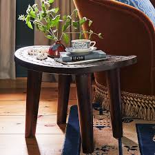 Carved Wooden Stool Greenrow