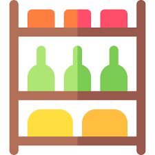Shelves Free Commerce And Ping Icons