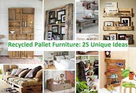 Recycled Pallet Furniture 25 Unique Ideas
