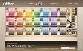 Paint Color Chart Behr Paint Colors