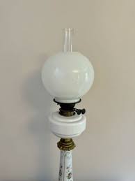 Antique Victorian Oil Lamp 1880 For