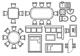 Interior Floor Plan Vector Art Icons