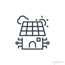 Solar Panel Icon Vector From Smart Home