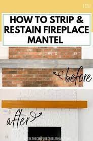 Diy Fireplace Makeover How To Strip